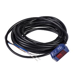 TES Electric Photoelectric Sensor; Opposed - Emitter; Rectangular; 10m Range; 10-30VDC; 2m Potted Cable